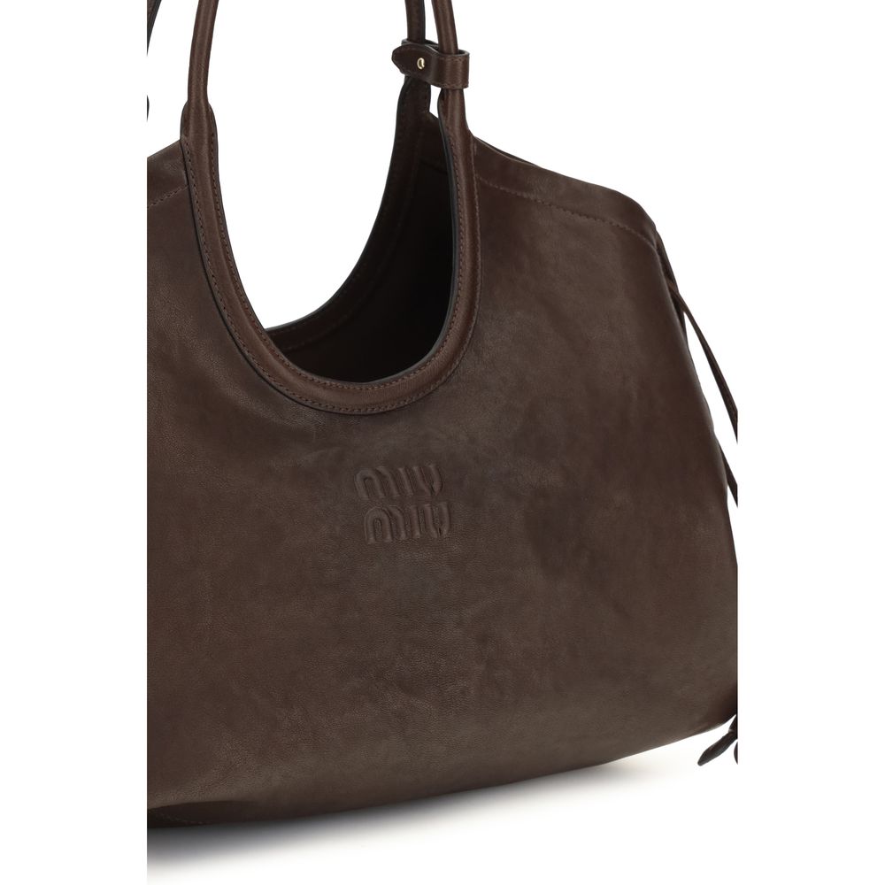 Miu Miu Ivy Brown Shopping Bag