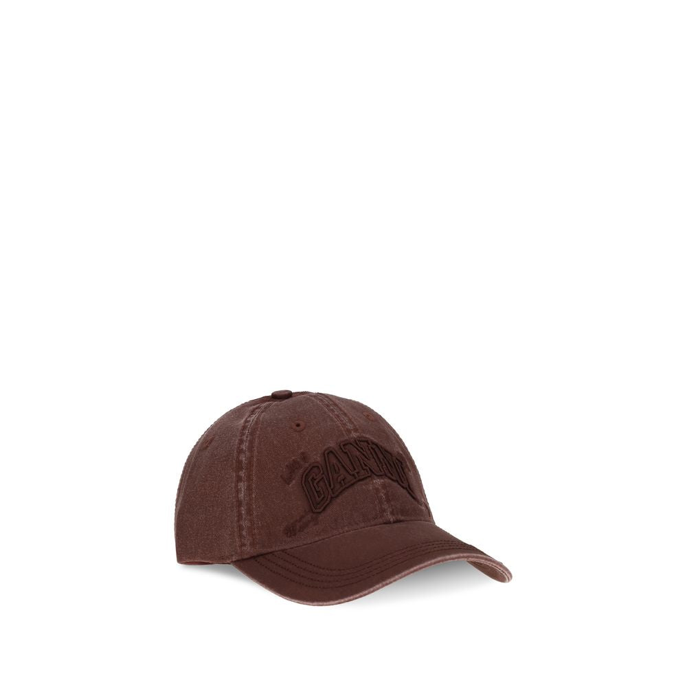 Ganni Embroidered Logo Baseball Cap