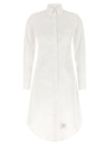 Thom Browne White Cotton Midi Dress