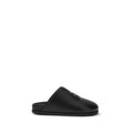 Givenchy Black Calf Leather Bos Taurus Mules