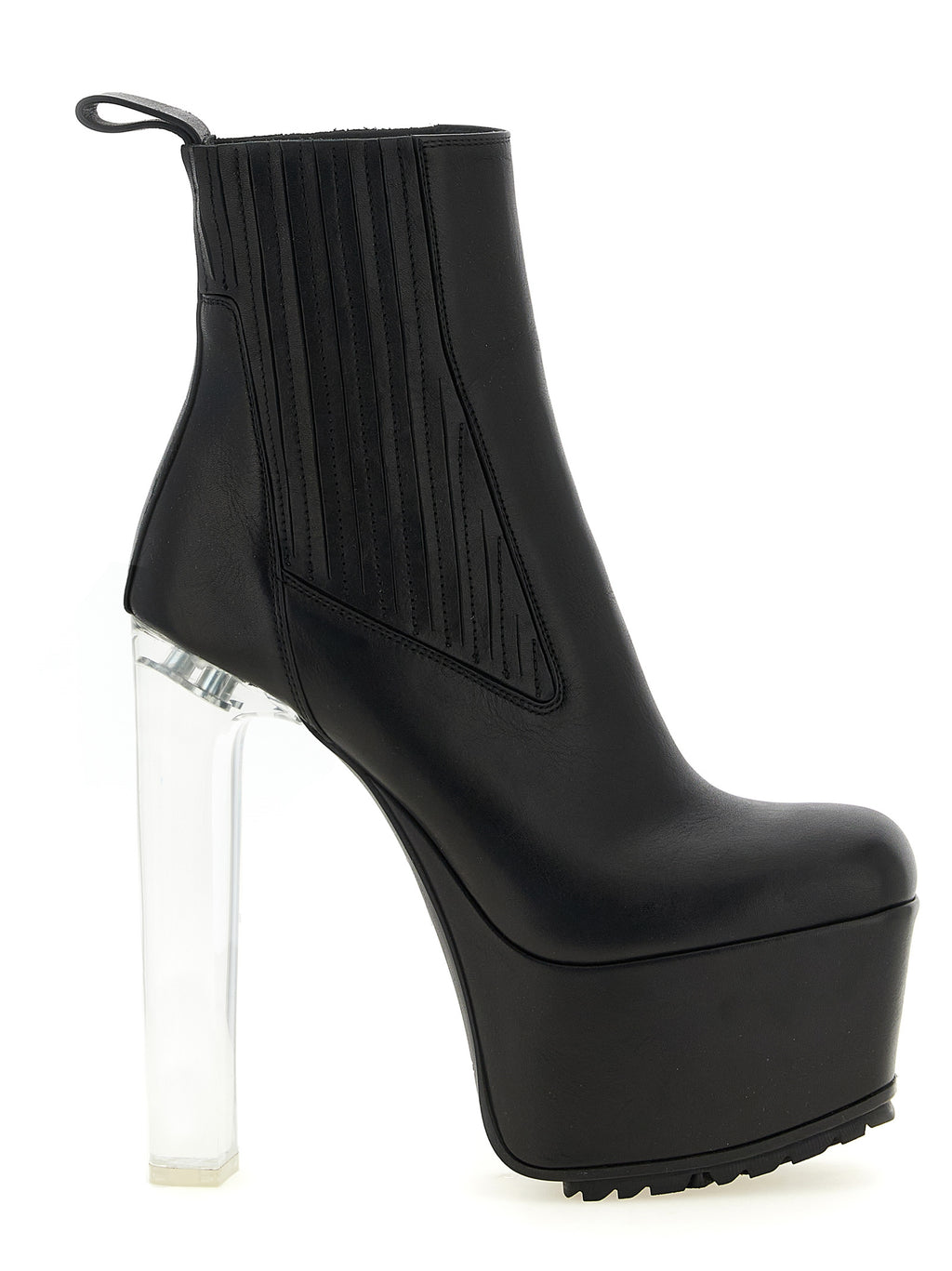 Rick Owens Beatle Kiss Platform Ankle Boots
