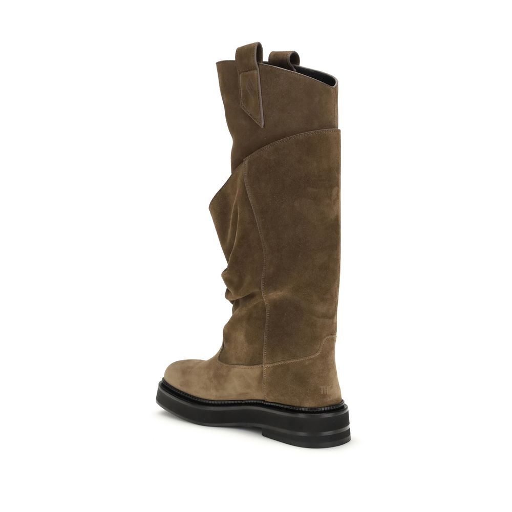 The Attico La Passeggiata Draped Boots