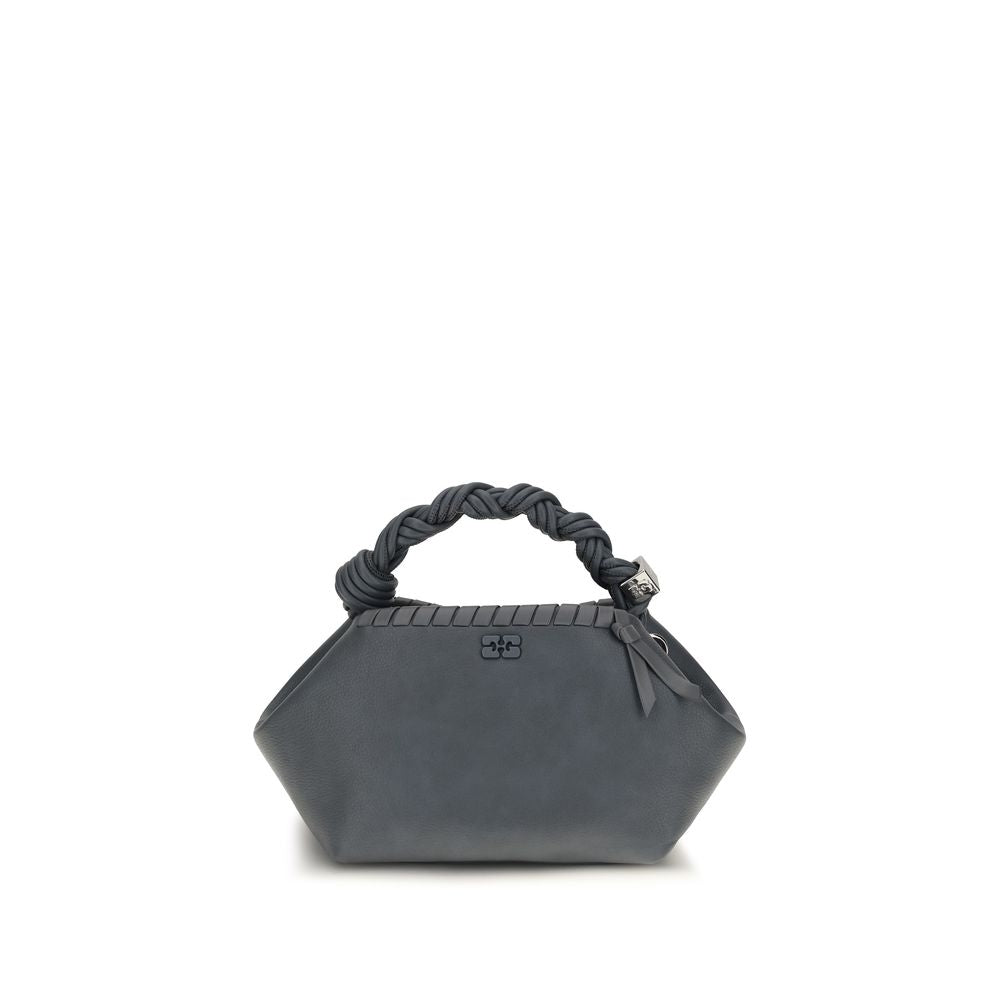Ganni Bou Woven Gray Small Handbag