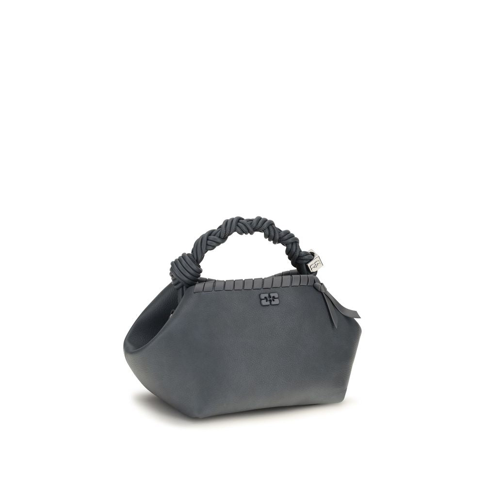 Ganni Bou Woven Gray Small Handbag