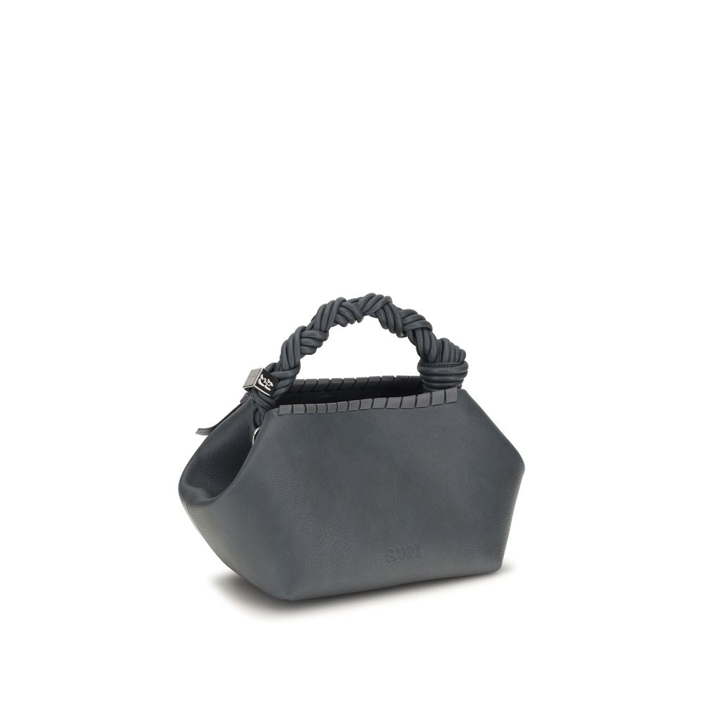 Ganni Bou Woven Gray Small Handbag