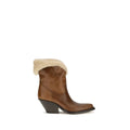 Chloé Azelan Western-Inspired Ankle Boots