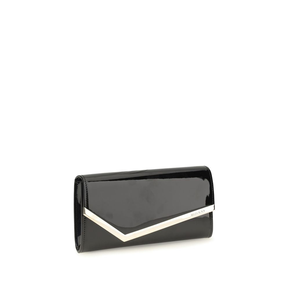 Jimmy Choo Emmie Black Clutch