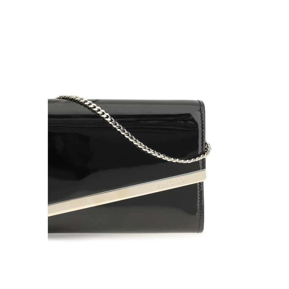 Jimmy Choo Emmie Black Clutch