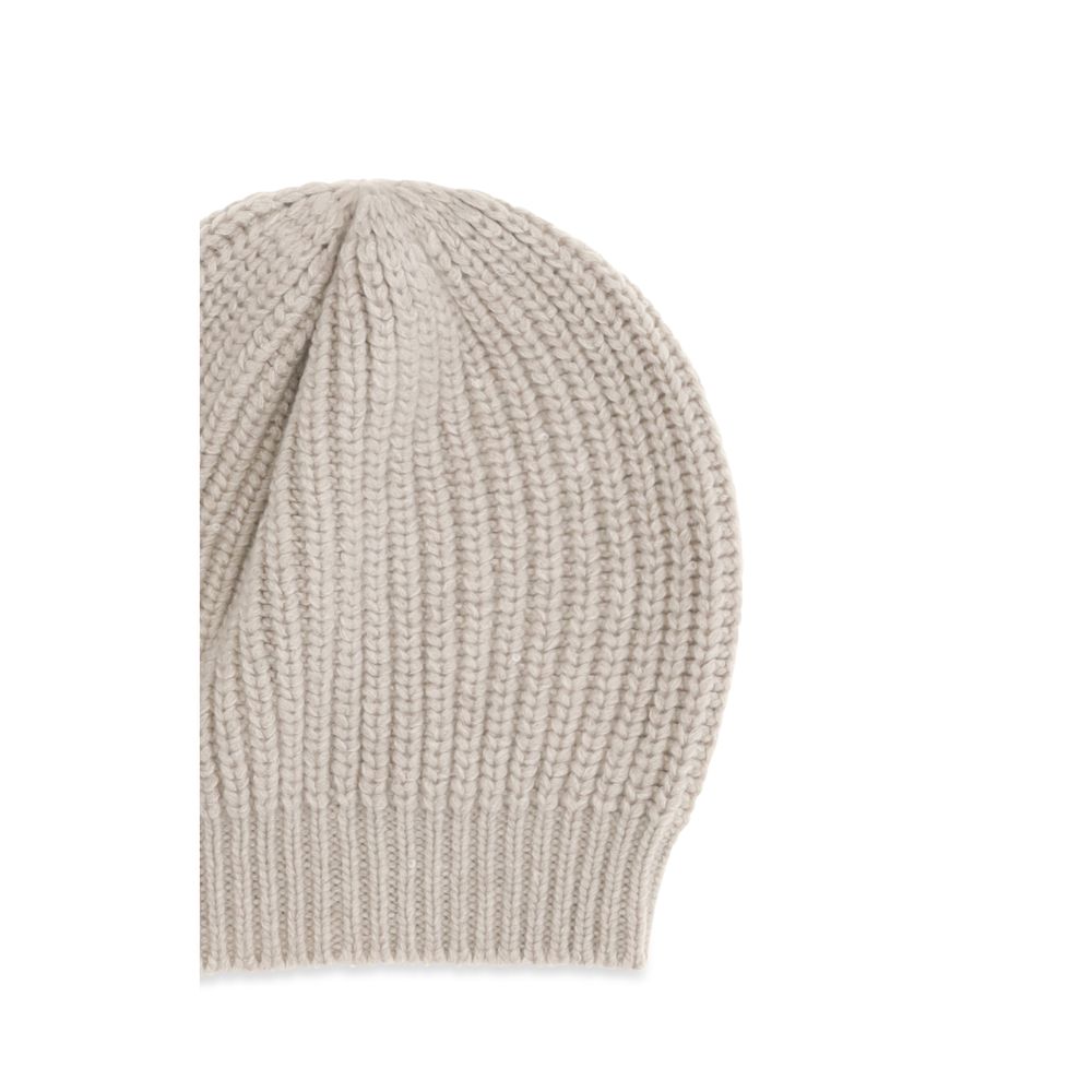 Brunello Cucinelli Beige Cashmere Beanie