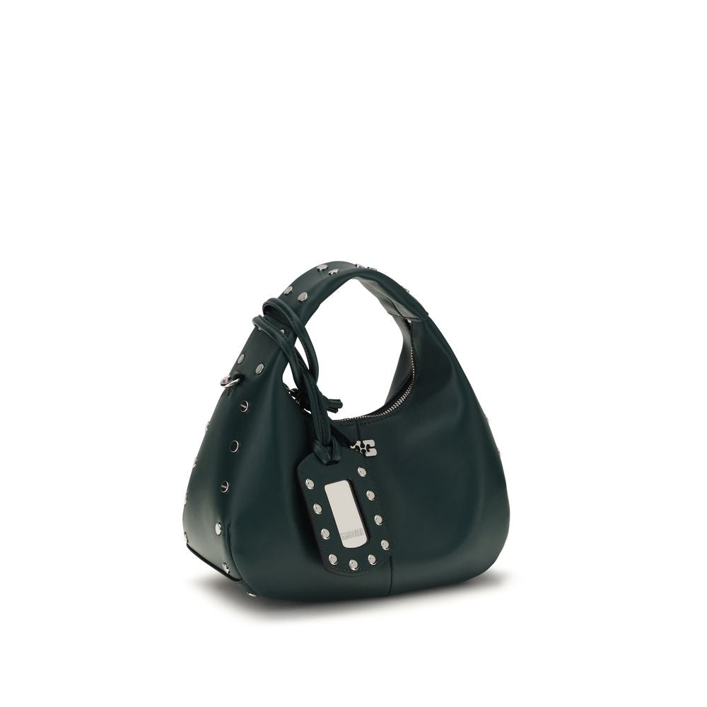 Ganni Studded Hobo Mini Handbag