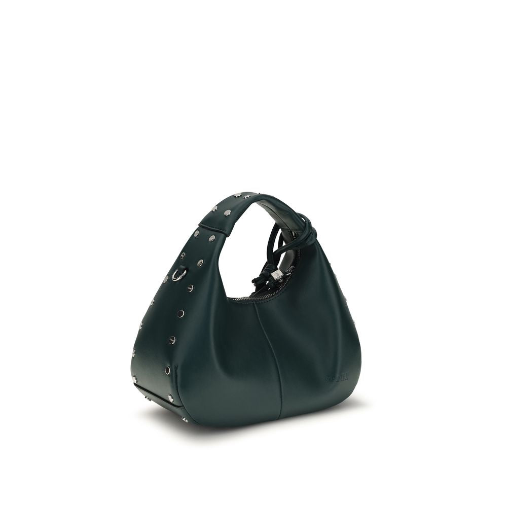 Ganni Studded Hobo Mini Handbag
