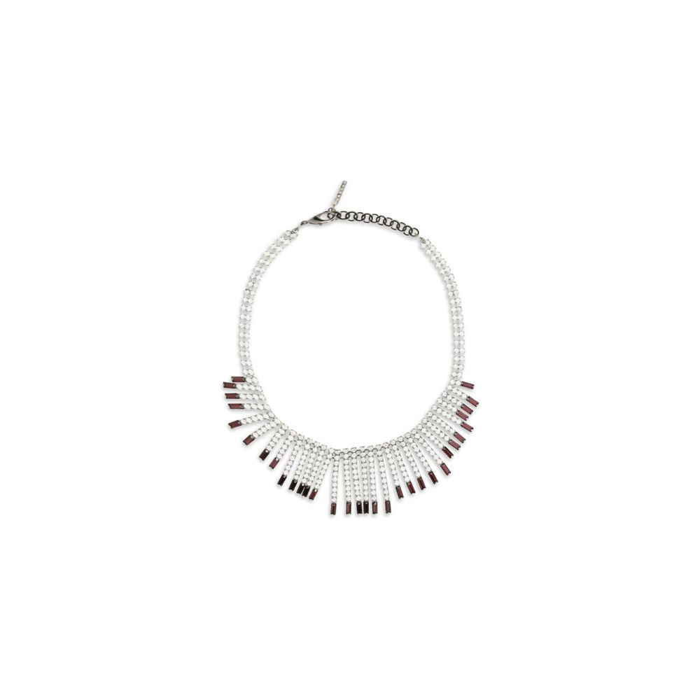 Alessandra Rich Crystal Fringe Necklace
