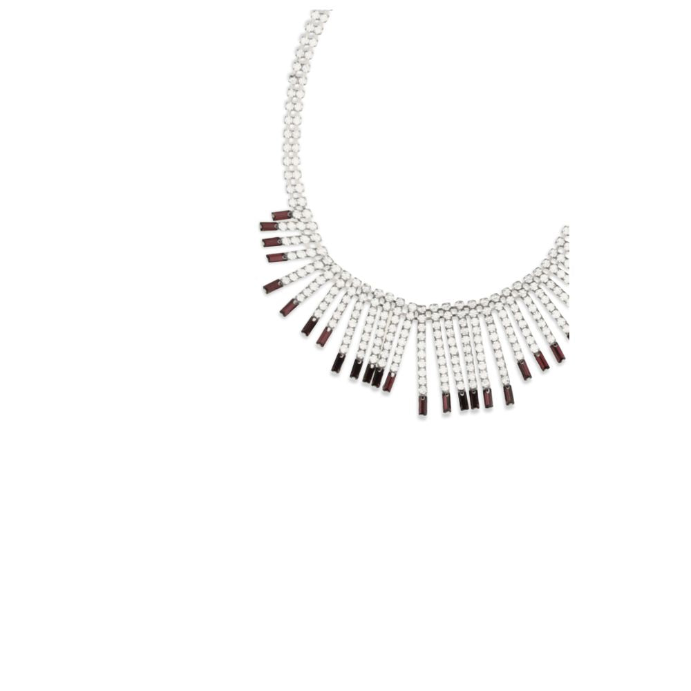 Alessandra Rich Crystal Fringe Necklace