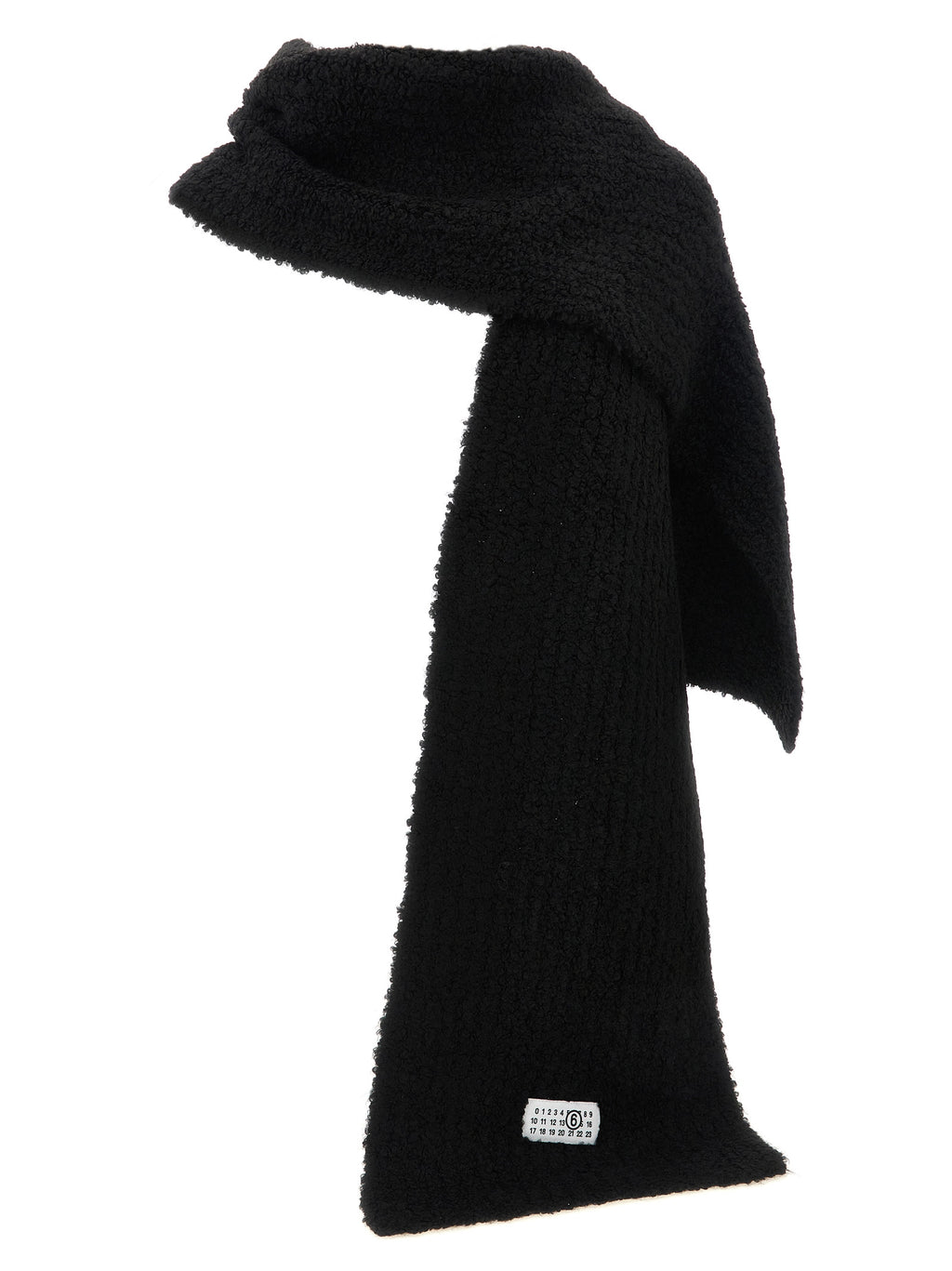 MM6 Maison Margiela Numeric Signature Bouclé Scarf