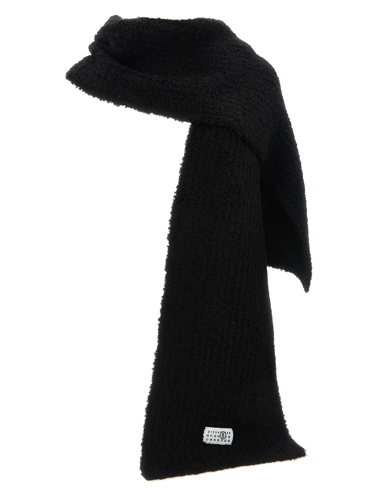 MM6 Maison Margiela Numeric Signature Bouclé Scarf