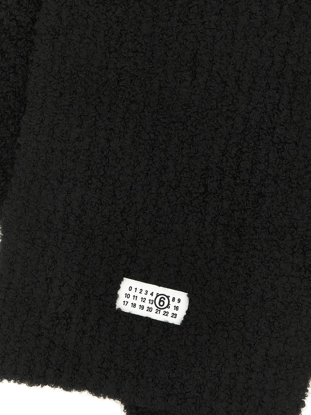 MM6 Maison Margiela Numeric Signature Bouclé Scarf