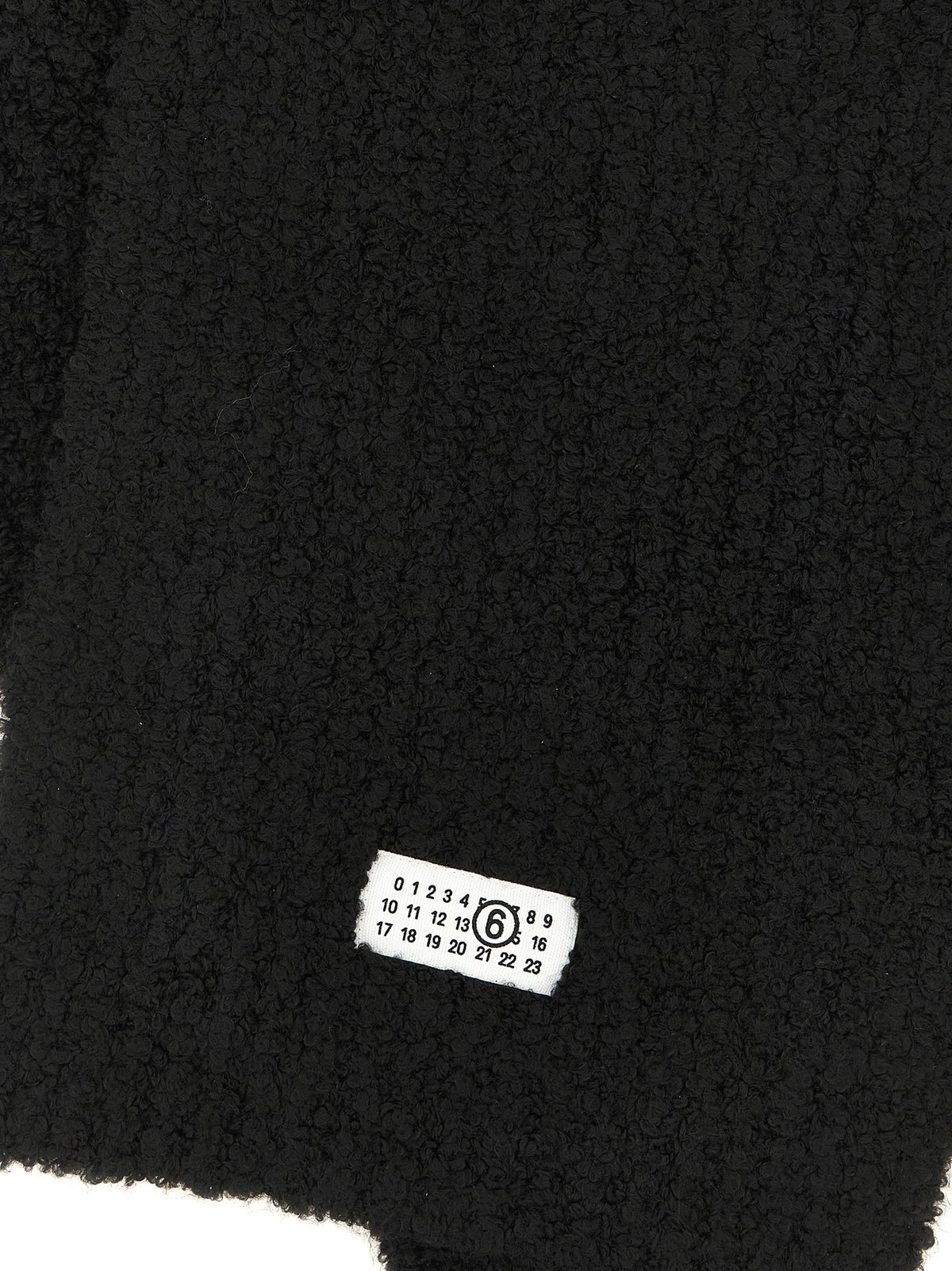 MM6 Maison Margiela Numeric Signature Bouclé Scarf