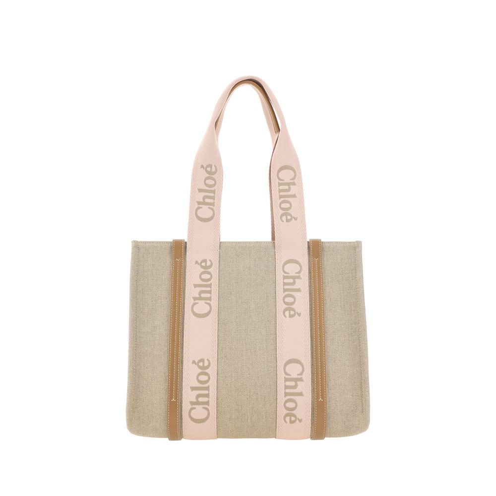 Chloé Woody Beige Shoulder Bag