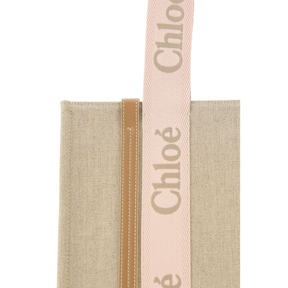 Chloé Woody Beige Shoulder Bag