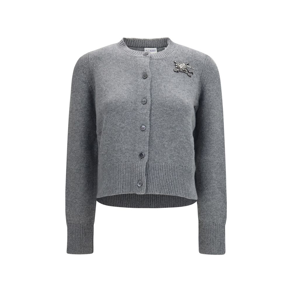Burberry Cashmere Equestrian Knight Cardigan