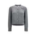 Burberry Cashmere Equestrian Knight Cardigan