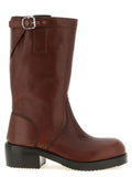 Dries Van Noten Buckle Mid-Calf Boots