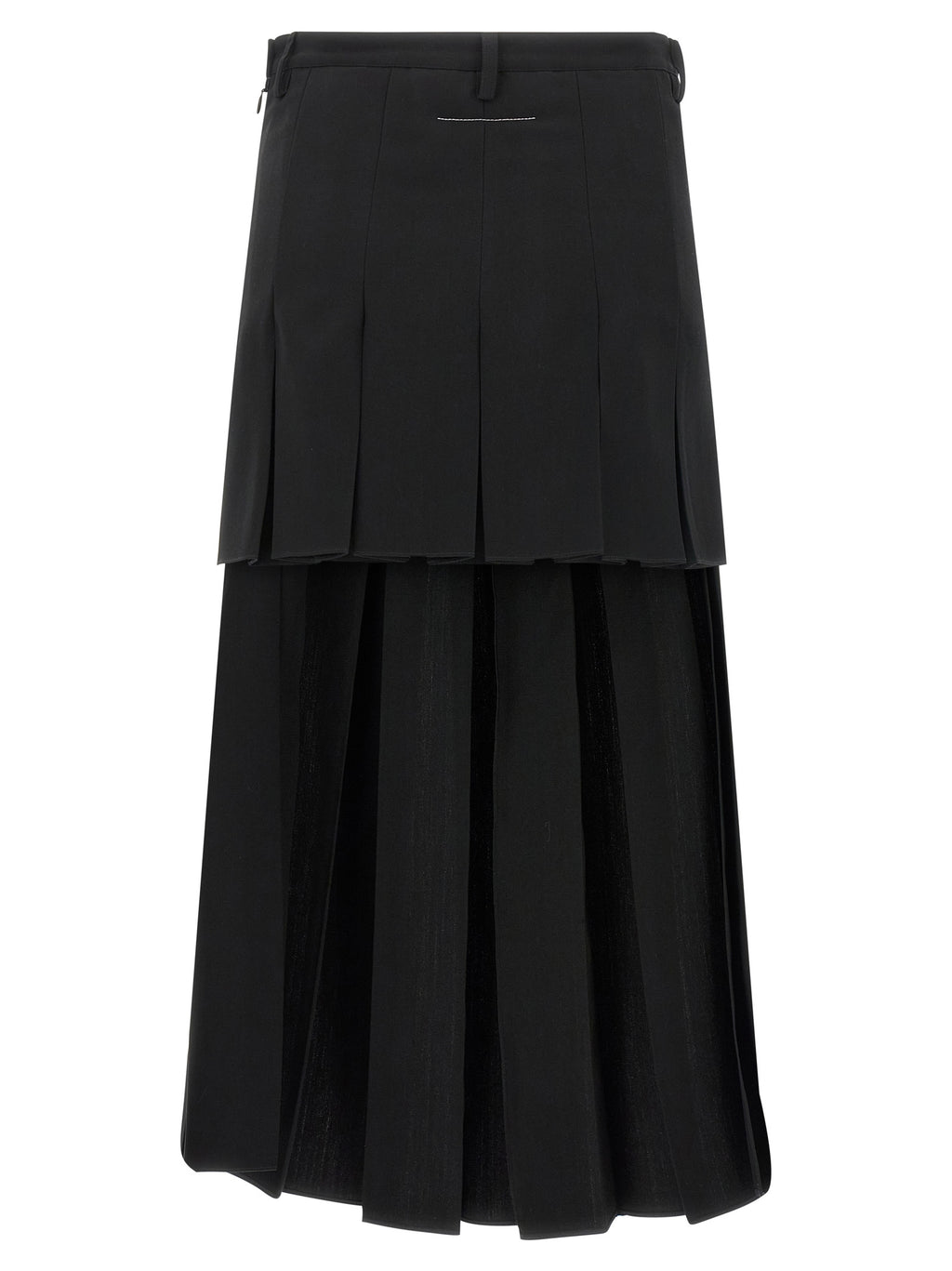 MM6 Maison Margiela Layered Midi Skirt