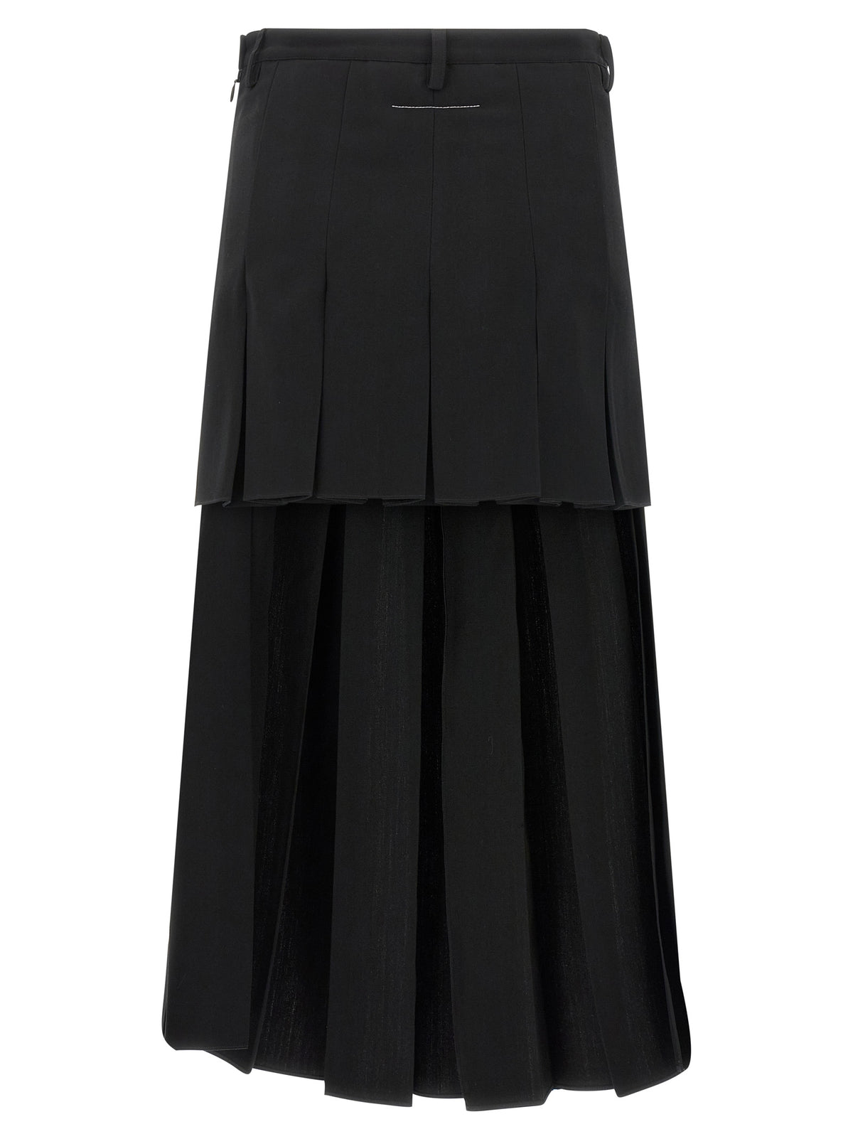 MM6 Maison Margiela Layered Midi Skirt