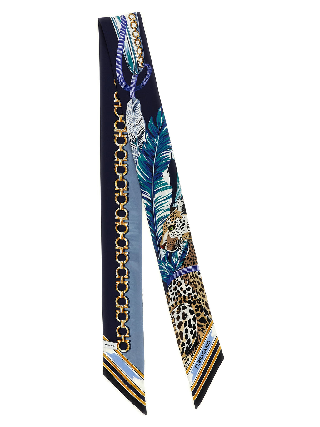 Ferragamo Double-Sided Gancini Bandeau Scarf