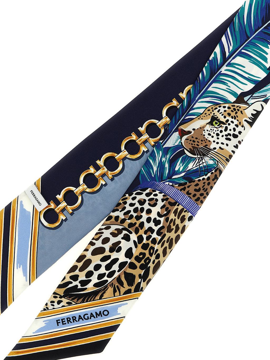 Ferragamo Double-Sided Gancini Bandeau Scarf