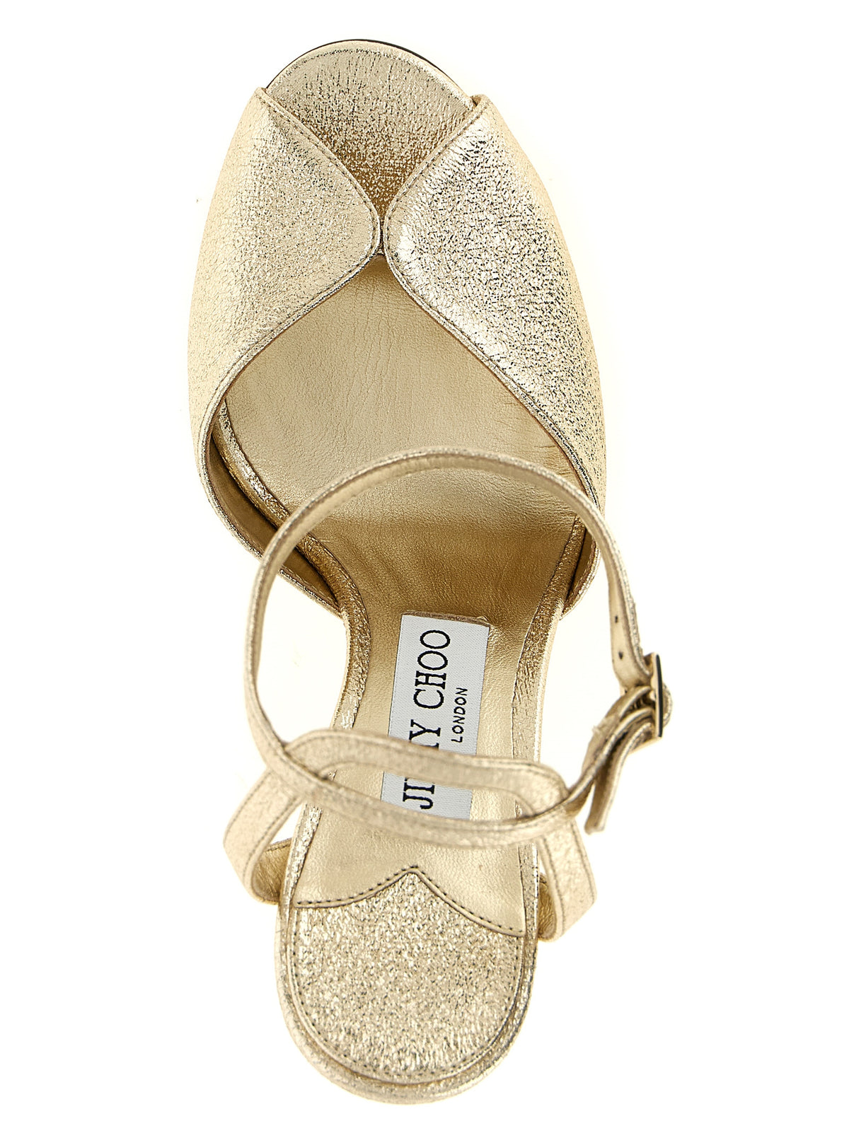 Jimmy Choo Goatskin Stiletto Heel Sandals
