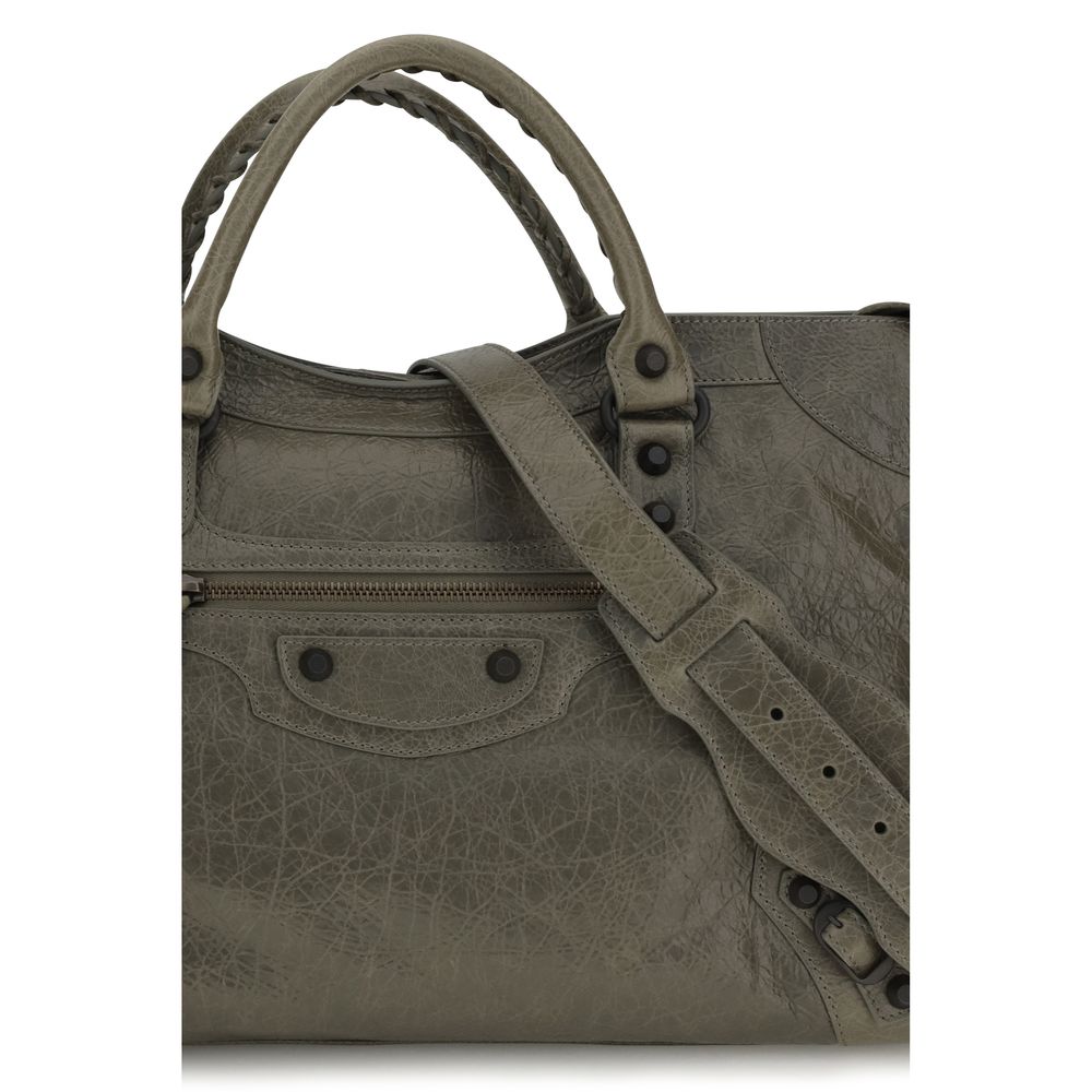 Balenciaga Le City Khaki Medium Handbag
