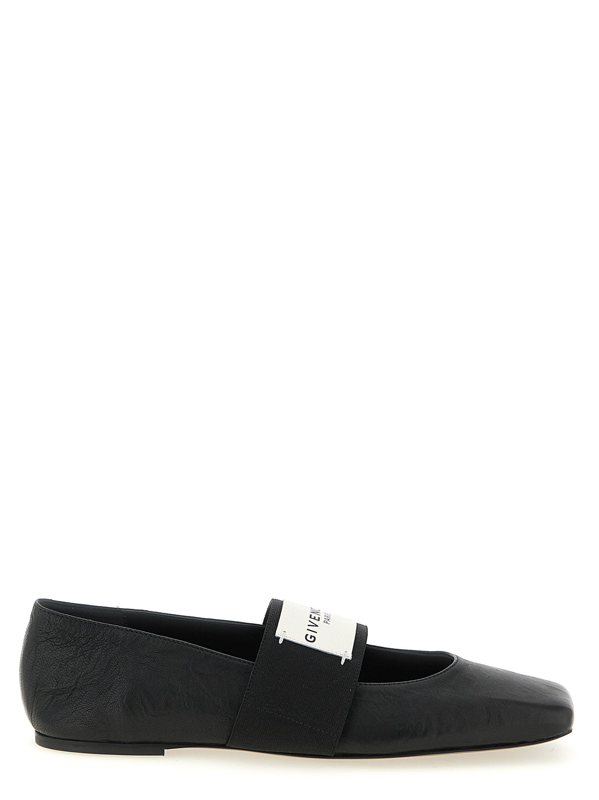 Givenchy Sliced Square Logo Ballet Flats