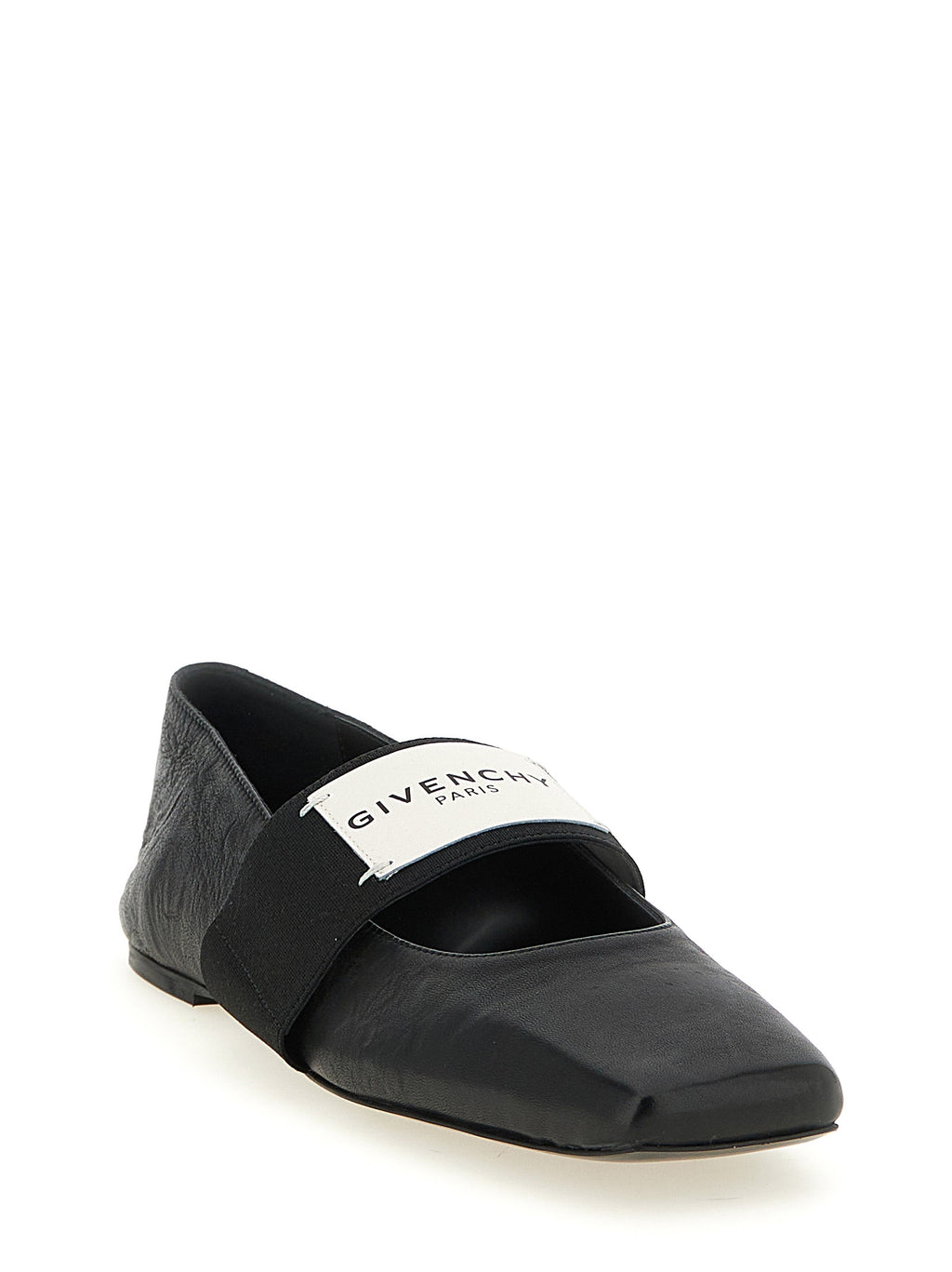 Givenchy Sliced Square Logo Ballet Flats