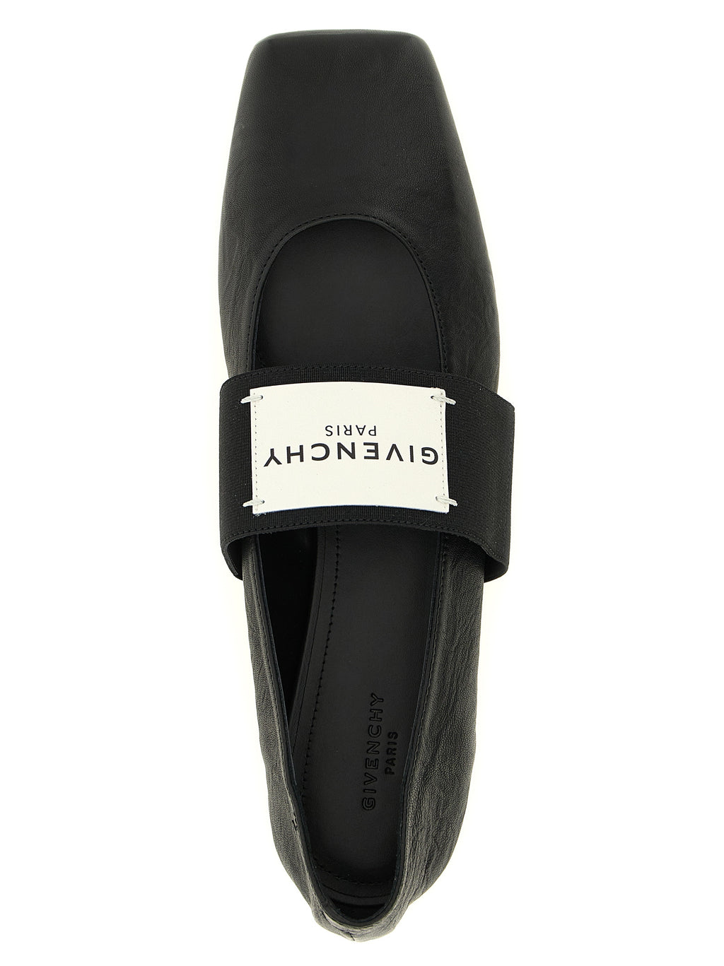 Givenchy Sliced Square Logo Ballet Flats
