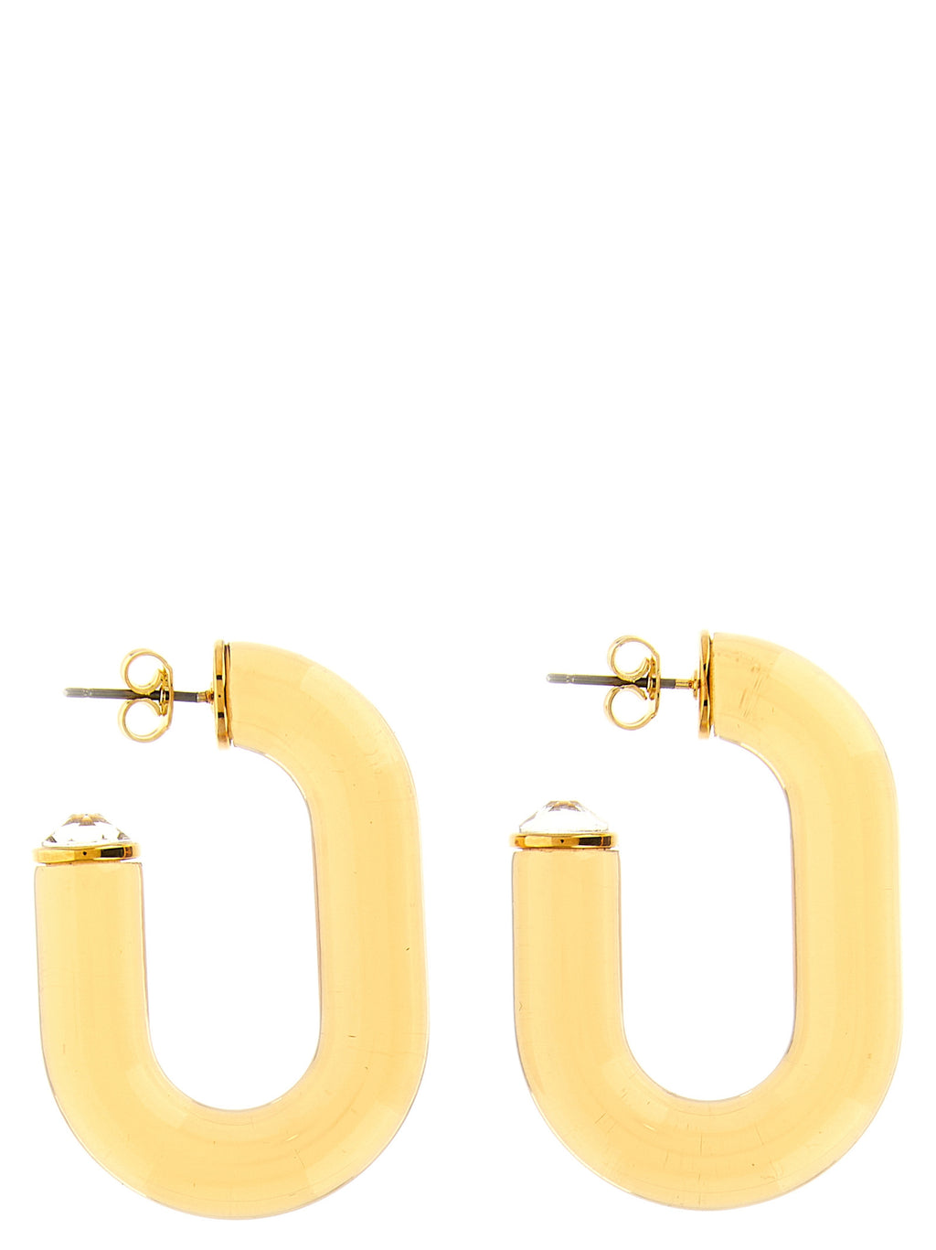 Paco Rabanne Crystal U-Shaped Earrings