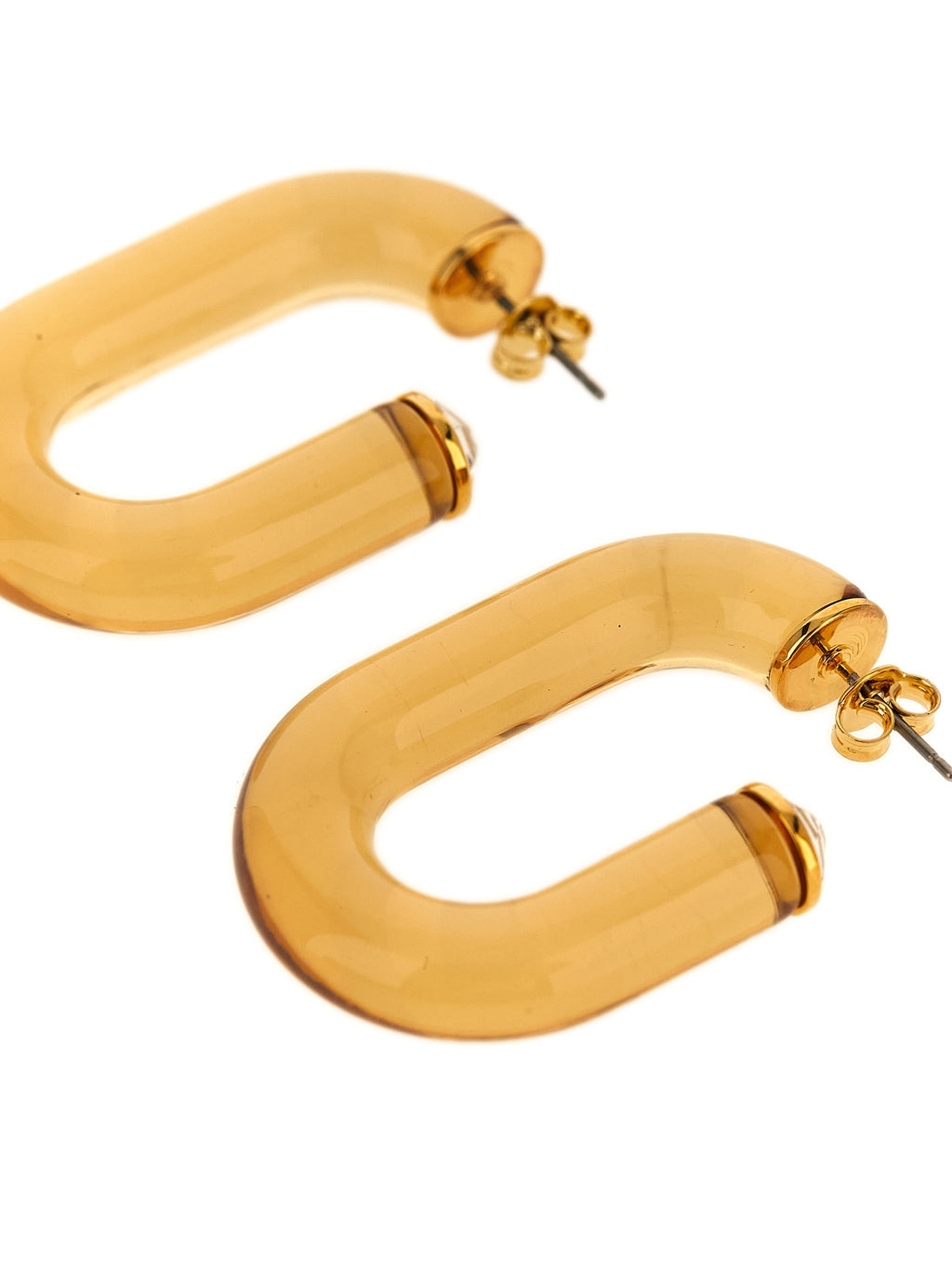 Paco Rabanne Crystal U-Shaped Earrings