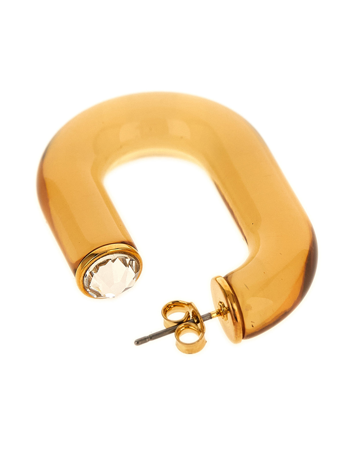 Paco Rabanne Crystal U-Shaped Earrings