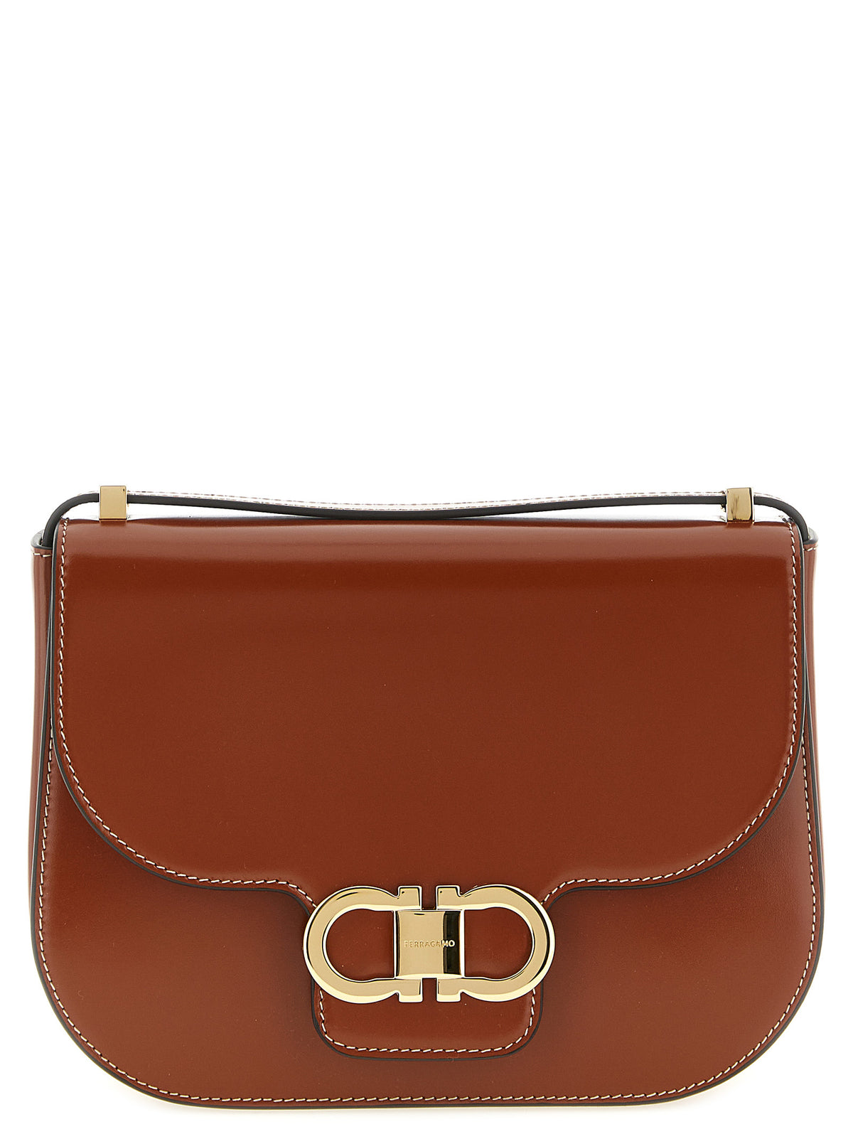 Ferragamo Double Gancini Crossbody Bag
