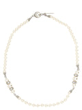 Alessandra Rich Crystal Pearl Necklace