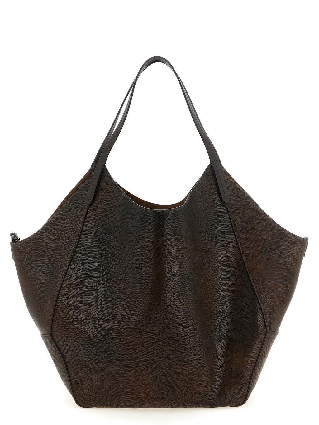 Brunello Cucinelli Brown Shopping Bag
