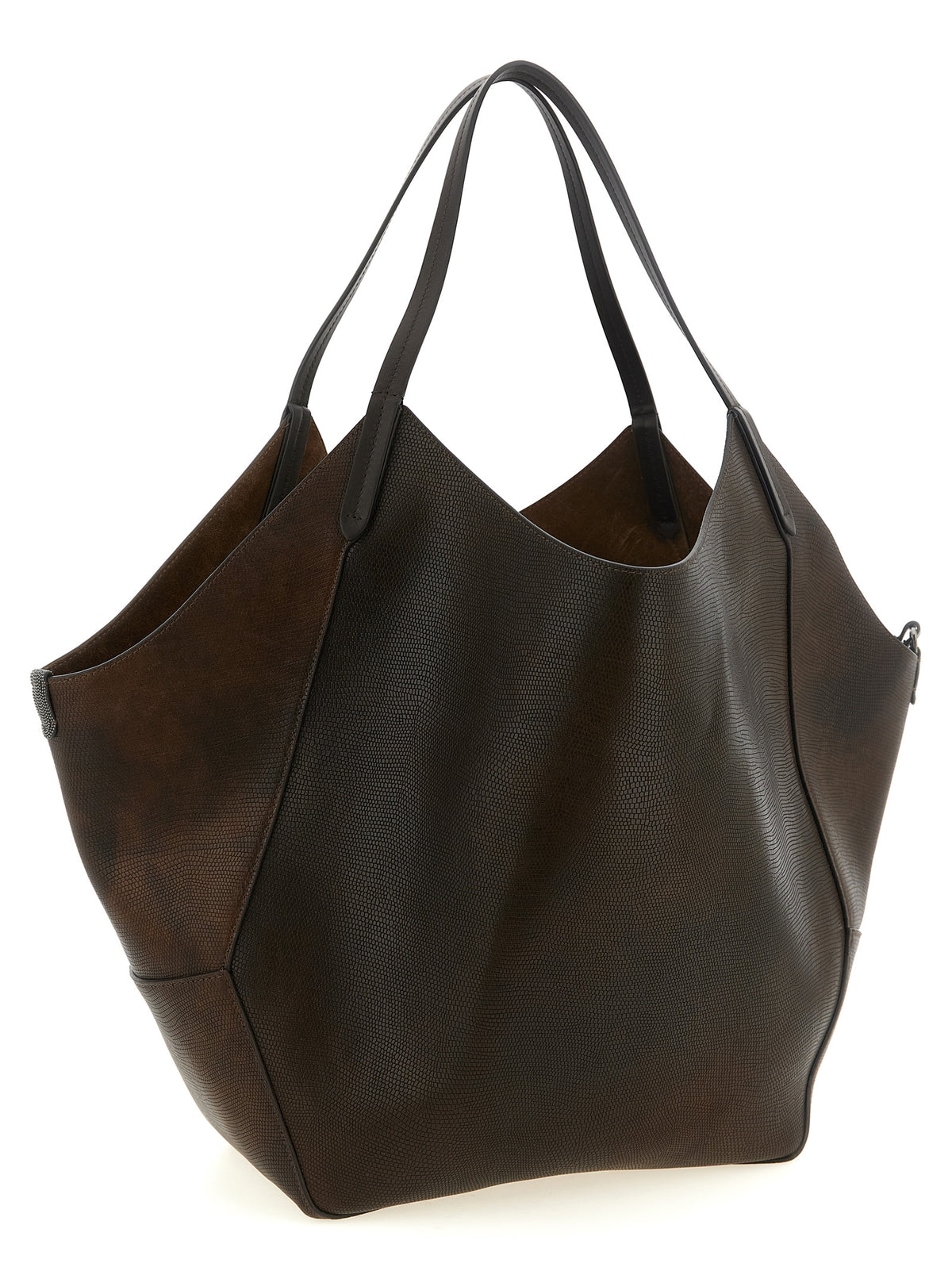 Brunello Cucinelli Brown Shopping Bag