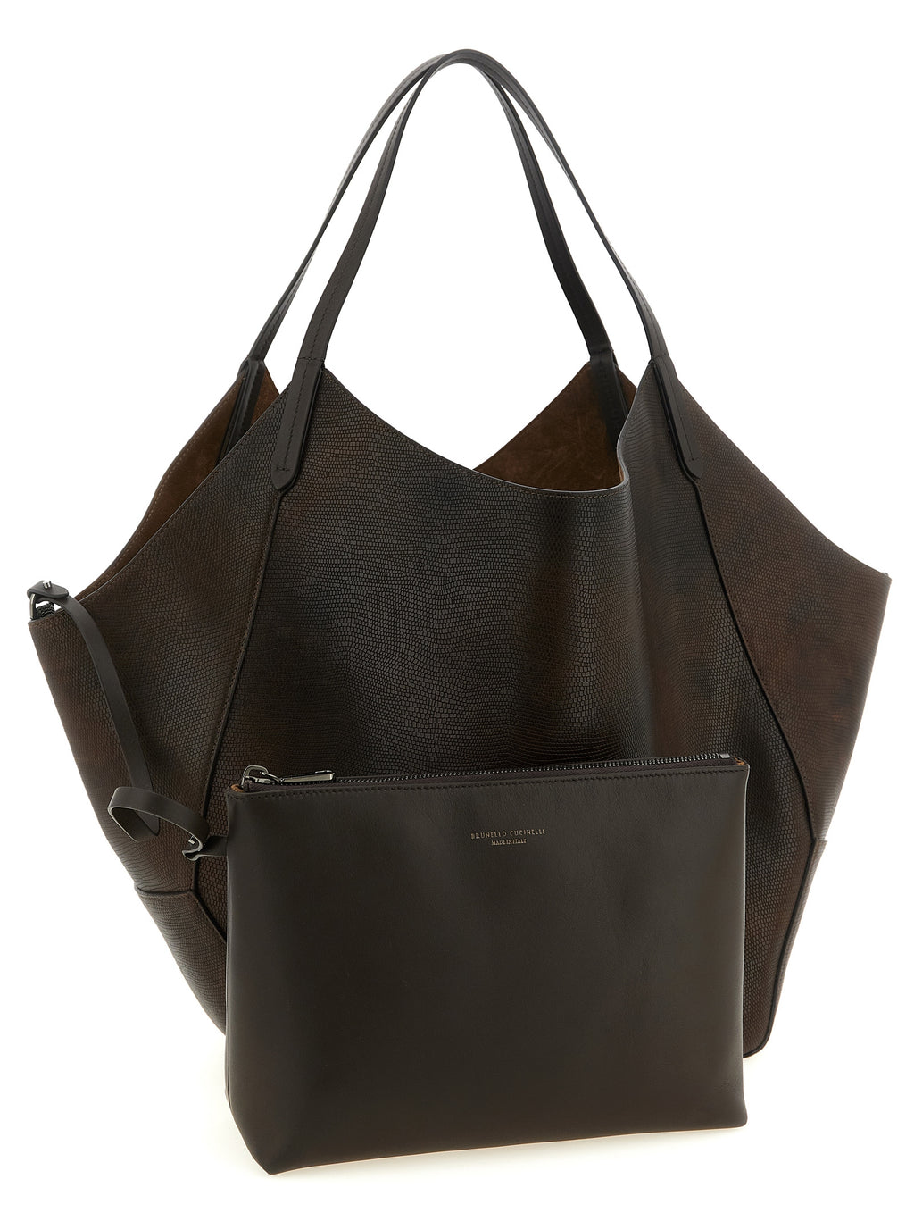 Brunello Cucinelli Brown Shopping Bag