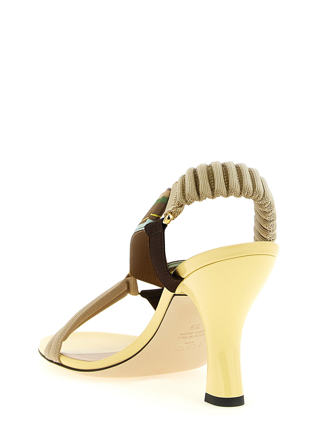 Fendi Colibrì Sculptural-Heel Sandals