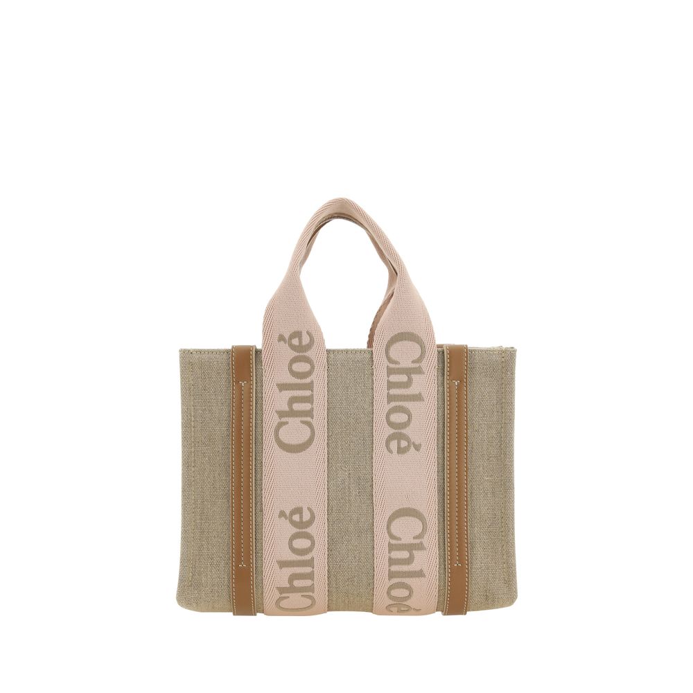 Chloé Woody Beige Handbag