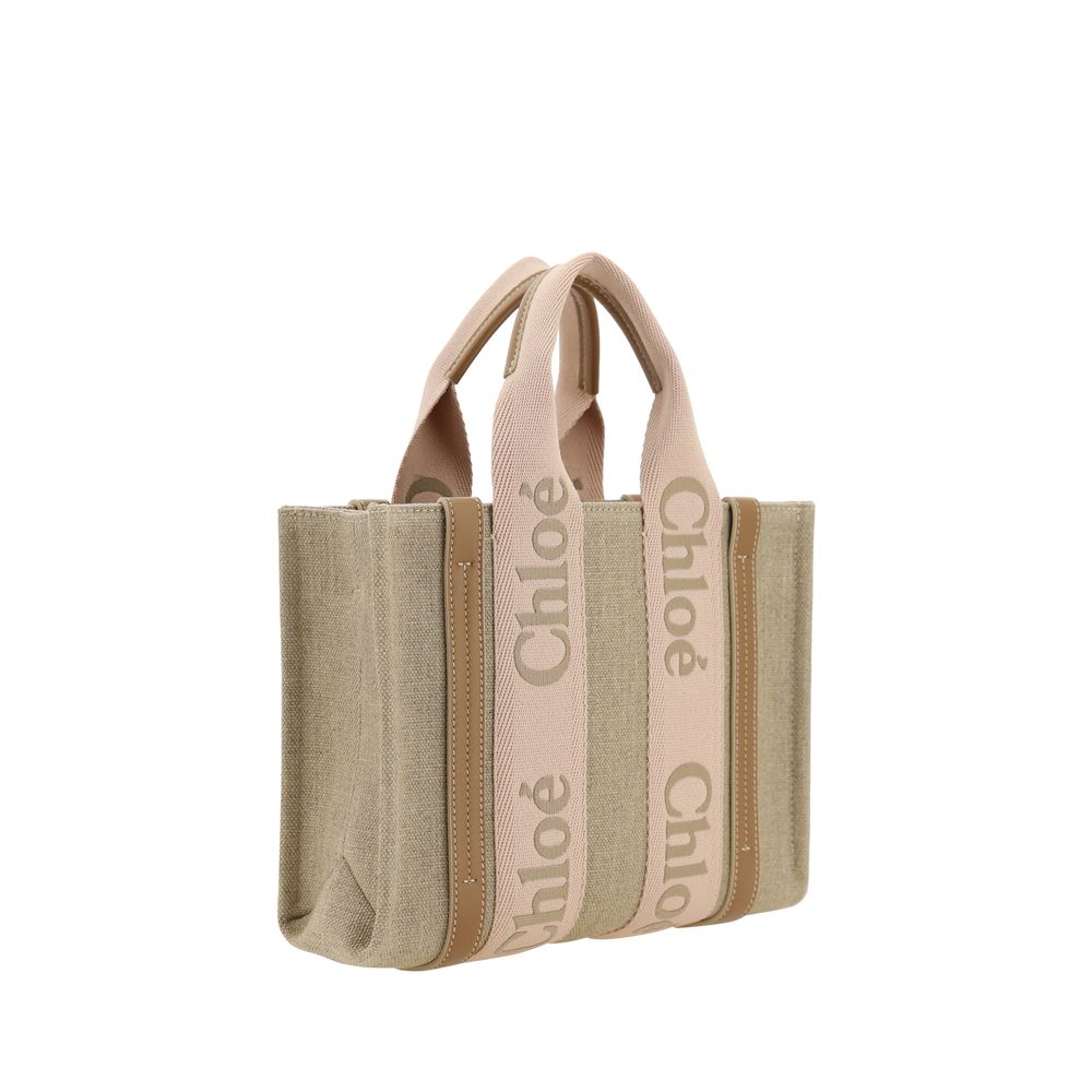 Chloé Woody Beige Handbag