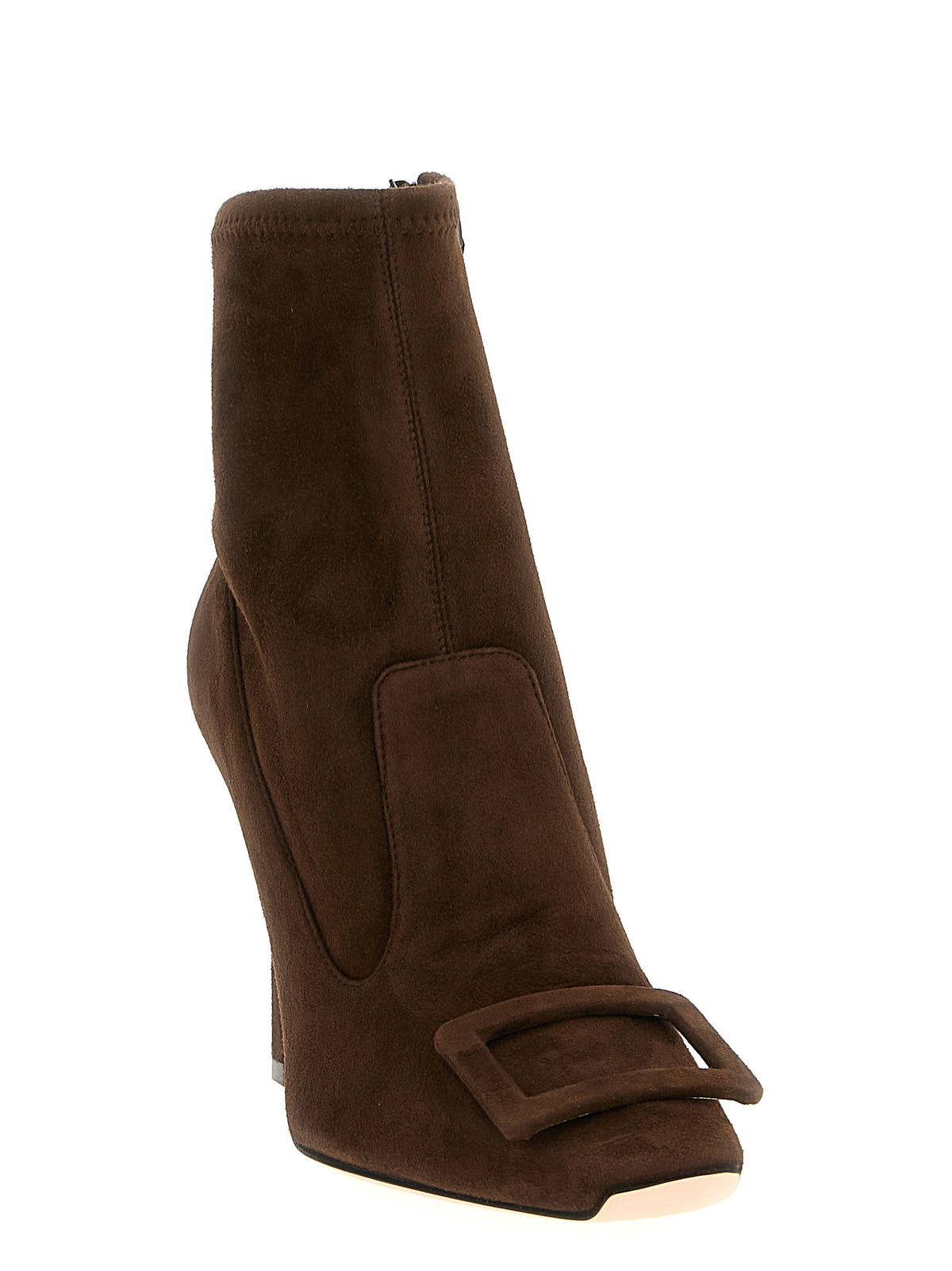 Roger Vivier Trompette Buckle Ankle Boots