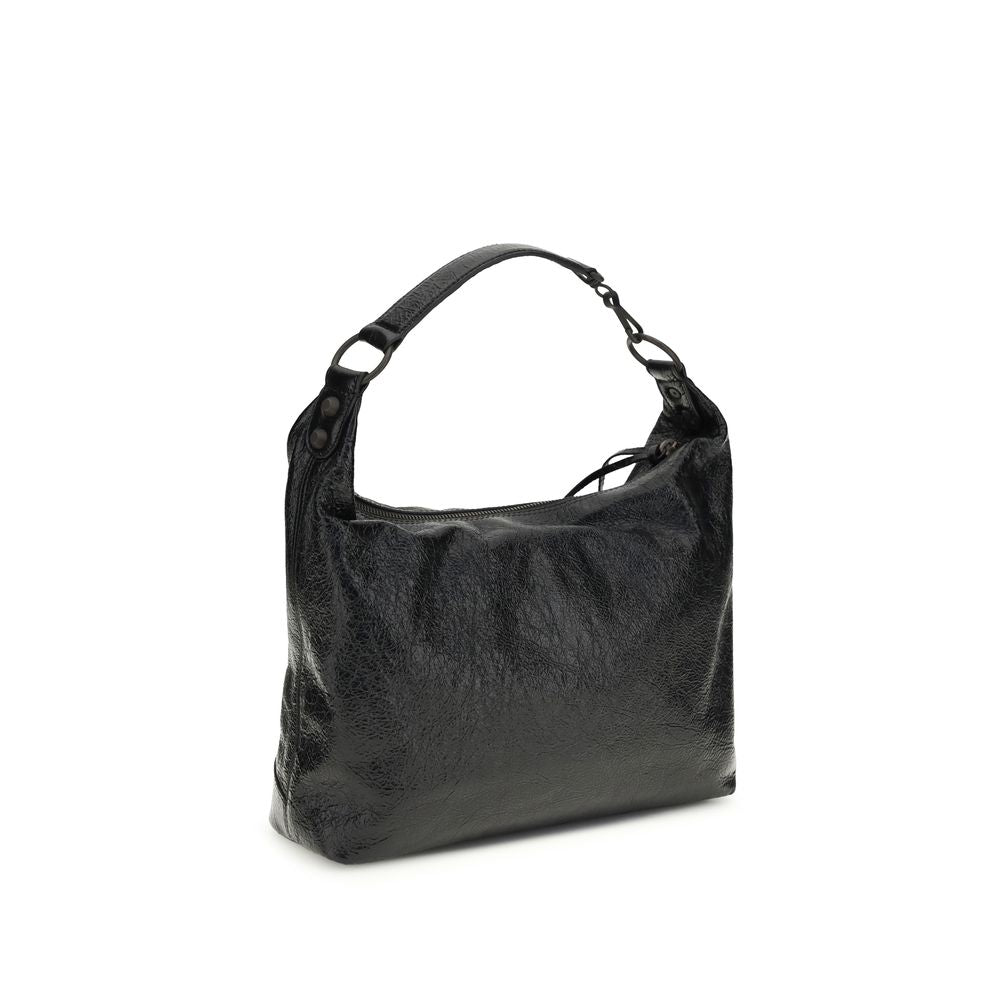 Balenciaga Le City Black Small Hobo Shoulder Bag