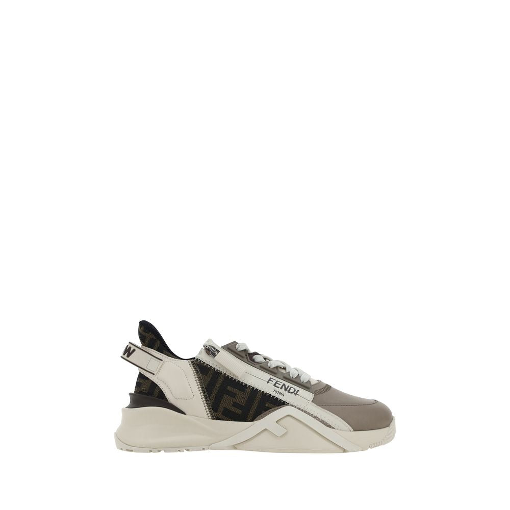 Fendi Brown Flow Running Sneakers