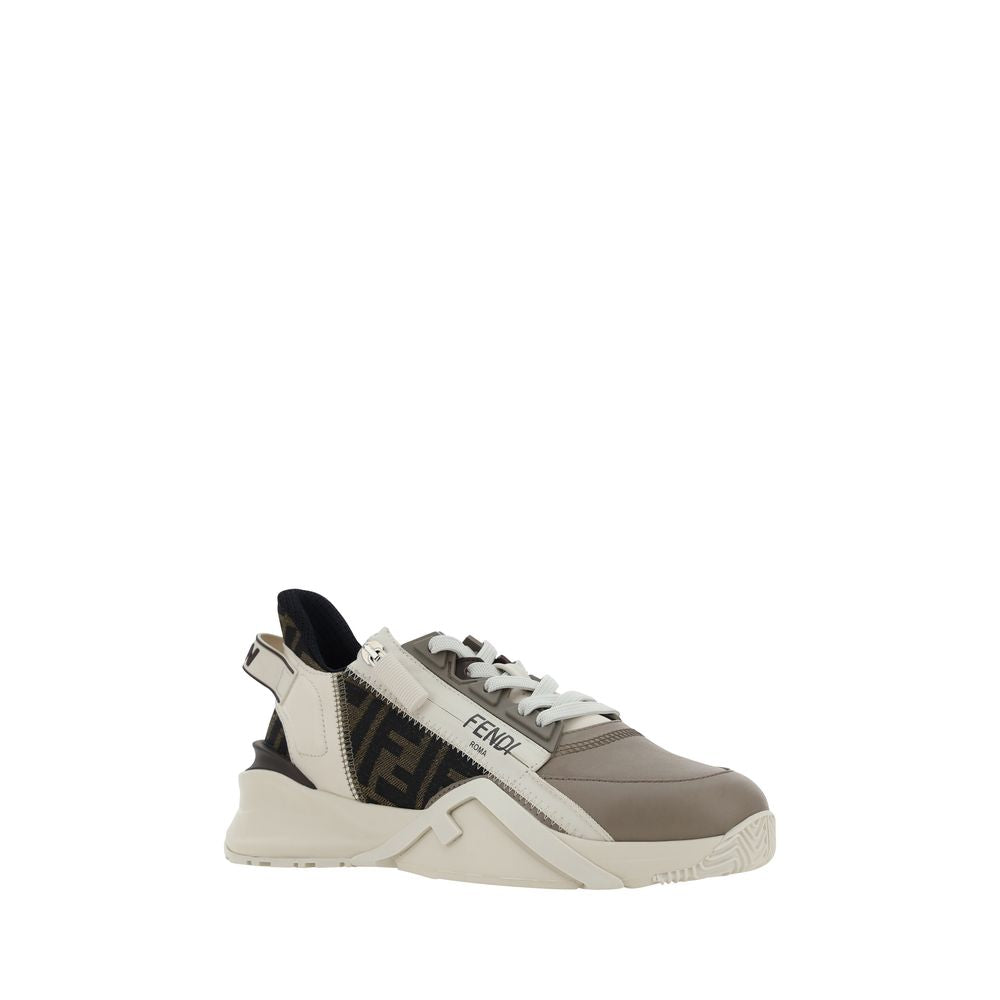 Fendi Brown Flow Running Sneakers